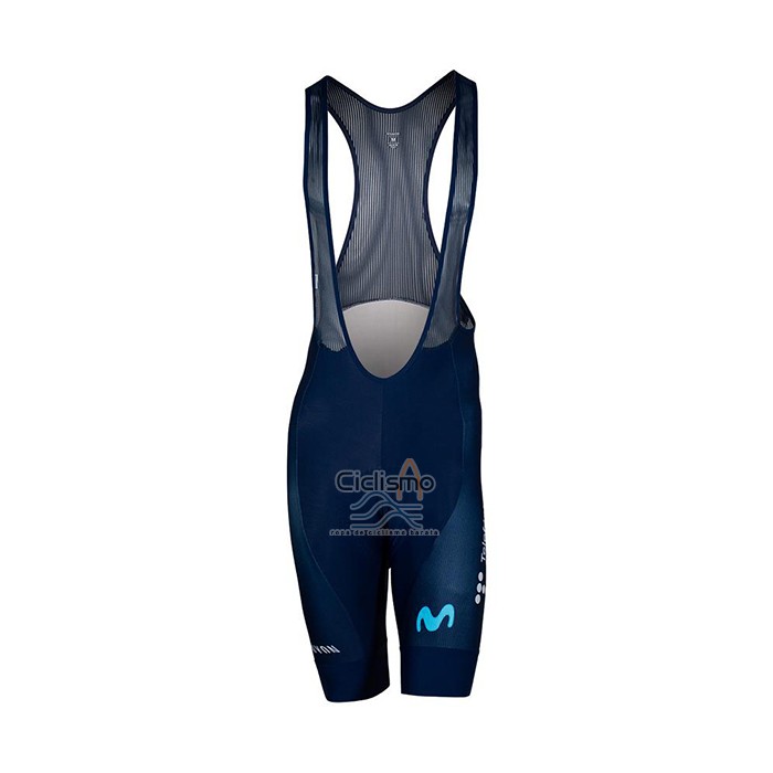Movistar Ropa Ciclismo Culotte Corto 2022 Mangas Cortas Profundo Azul Azur
